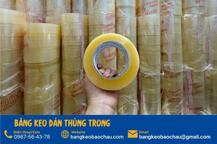 Đặc điểm nổi bật của băng keo dán thùng trong 4.8f.100y