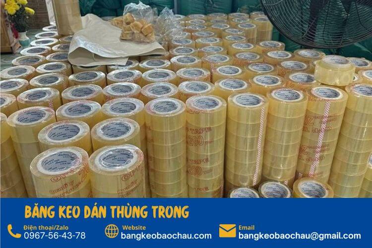 Công ty Băng Keo Bảo Châu – Nhà cung cấp băng keo dán thùng trong 4.8f.100y giá rẻ