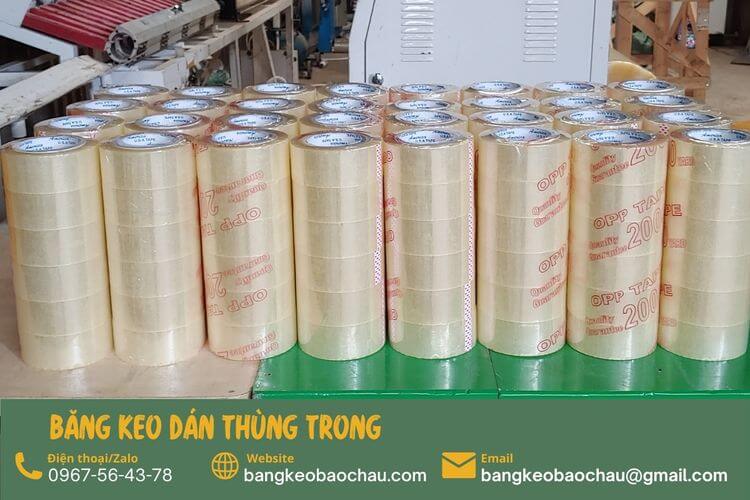 Tại sao nên chọn mua băng keo trong dán thùng tại Công ty Băng Keo Bảo Châu?