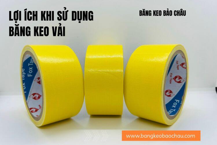 Ứng dụng của băng keo vải trong thực tế