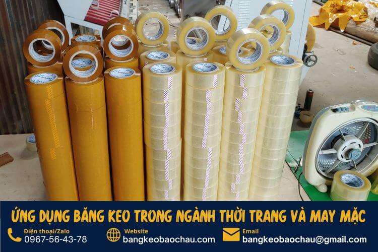 Tại sao băng keo được sử dụng trong ngành thời trang và may mặc?