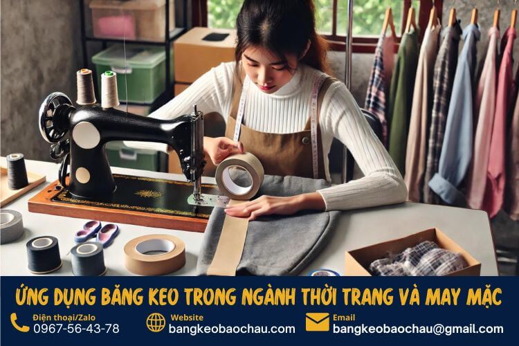 Các loại băng keo phổ biến trong ngành thời trang và may mặc