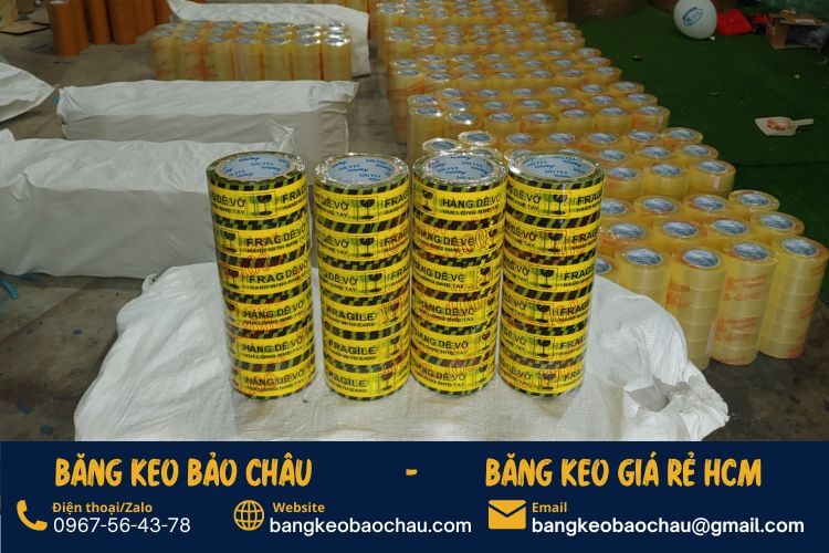 Quy Trình Sản Xuất Tại Xưởng Băng Keo Bảo Châu