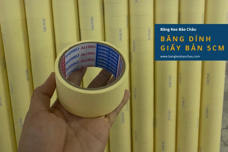 Ứng Dụng Của Băng Dính Giấy Bản 5cm Trong Cuộc Sống Và Công Việc