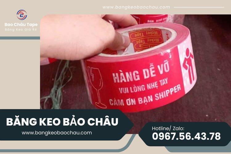 Băng dính hàng dễ vỡ mua ở đâu tại TPHCM?