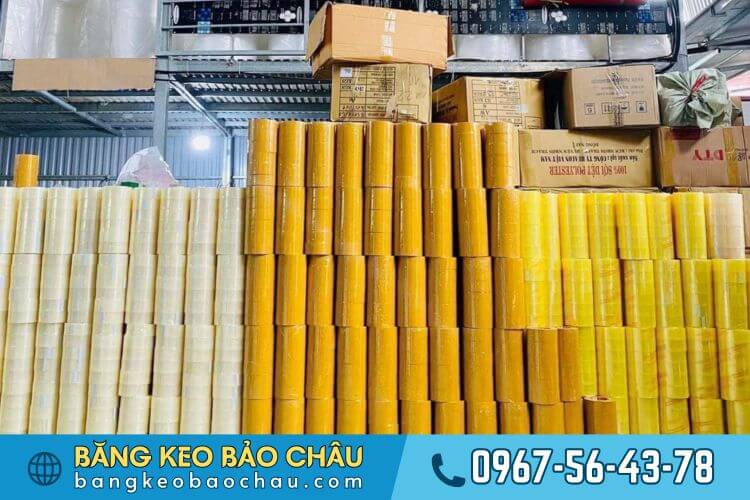 Quy Trình Sản Xuất Băng Keo Tại Bảo Châu