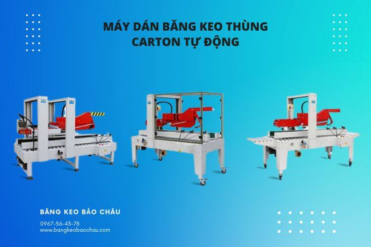 Nguyên lý hoạt động của máy dán băng keo thùng carton