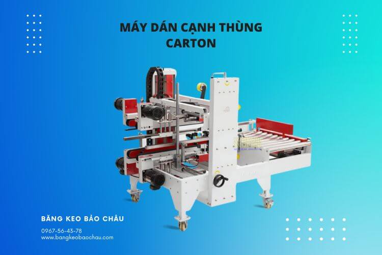 Cấu tạo và các bộ phận của máy dán băng keo thùng carton