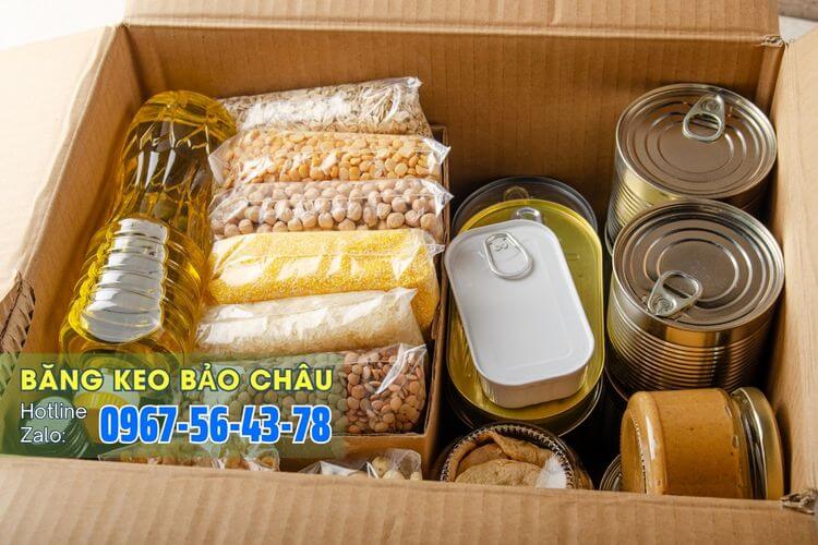 Ứng dụng băng keo OPP trong ngành thực phẩm